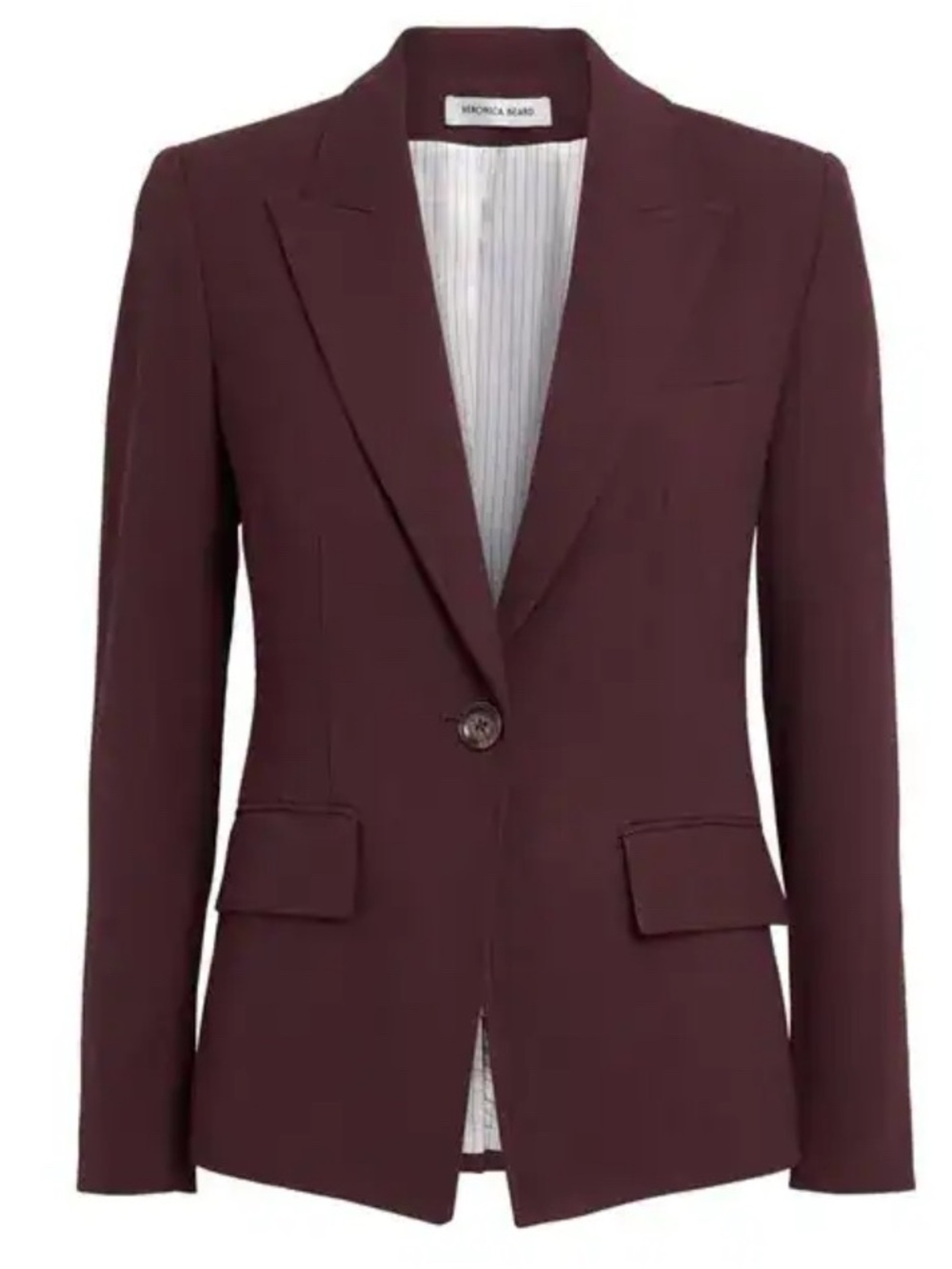 Veronica Beard Issac Dickey jacket blazer in raisin NWT